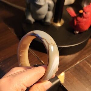 Natural agate stone bracelet